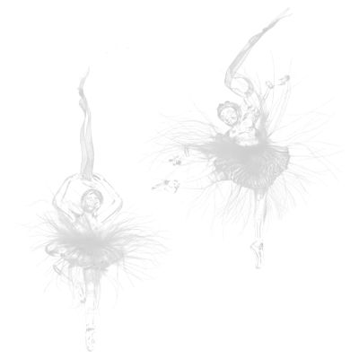 ibasenice 2-Piece Ballet Girl Pendant Set