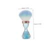 BAZEITFLOW Nail Dust Brush Cleaner, Soft Brush for Makeup and Nail Tools, Blue view 2