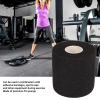 Fitness Bandage, Elastic, Breathable Athletic Wrap for Sports and Fitness, Black view 2