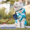 Dog Waste Bag Holder, Poop Bag Dispenser, Durable, Leakproof Design with Hook Attachment, Pet Waste Container for Outdoor Walks and Travel, 5.51 x 1.77 x 1.57 Inches view 3