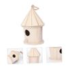 EXAOMBLE Handmade Hanging Bird Nest Tower Design view 2