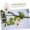 EXAOMBLE Handmade Hanging Bird Nest Tower Design view 4