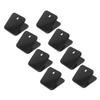 Dog Training Pad Holder with Transparent Wall Mount, 8 Pieces, Black view 1