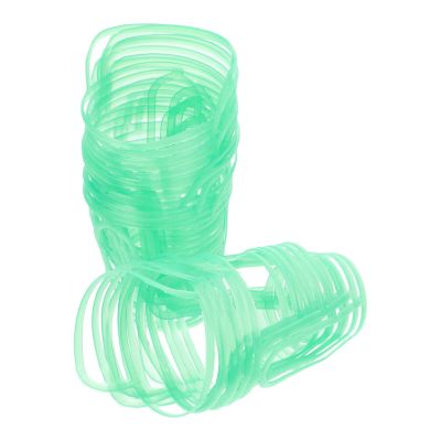 Hanging Net for Saline Bottles, 20-Piece Set, Green Plastic