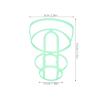 Hanging Net for Saline Bottles, 20-Piece Set, Green Plastic view 2