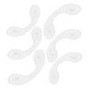 CALLARON 6-Pack Transparent U-Shaped Silicone Nose Pads for Eyeglasses view 1