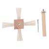 VILLFUL Bird Perch with Bell for Birdcage view 1