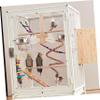 VILLFUL Bird Perch with Bell for Birdcage view 4