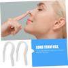 10 U-Shaped Plastic Nose Shape Correction Clips view 4