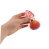Diamond-Shaped Nail Dust Brush with Soft Bristles, Pink view 4