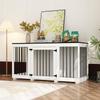 Modern MDF and Metal Indoor Dog Crate, 136 x 56 x 70 cm view 2