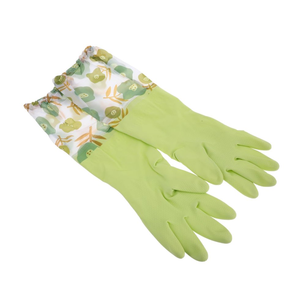 Vaguelly 1 Pair Reusable Waterproof Durable Dishwashing Gloves for Kitchen Cleaning, Pet Care and Gardening