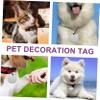 TOYANDONA 6-Piece Stainless Steel Pet ID Tags view 2