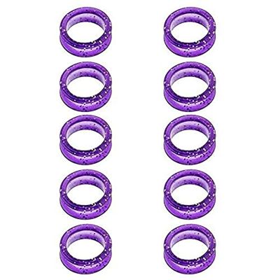 10pcs Silicone Finger Rings for Pet Grooming Scissors