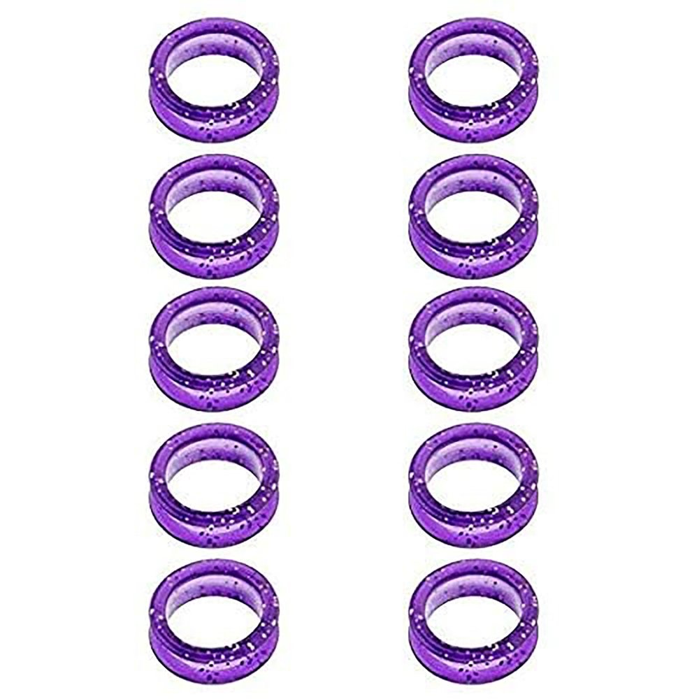 10pcs Silicone Finger Rings for Pet Grooming Scissors