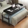 Height-Adjustable Overbed Table with Wheels view 1