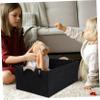 DECORNIJIA Large Felt Storage Basket with Handle view 4