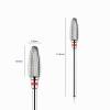 BNG 5-in-1 Carbide Nail Drill Bit for Gel and Acrylic Nails, 3/32-Inch, Silver view 3