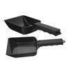 UKCOCO 2-Piece Plastic Aquarium Sand Scoop for Easy Cleaning of Gravel and Aquatic Plants, for Fish Tanks and Pools, Black view 1