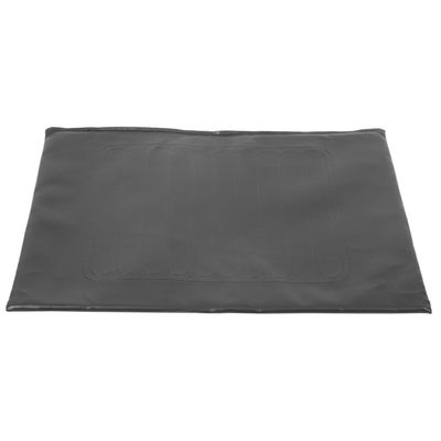 LRXIYODE Black PVC Leather Wheelchair Cushion