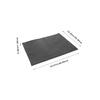 LRXIYODE Black PVC Leather Wheelchair Cushion view 2