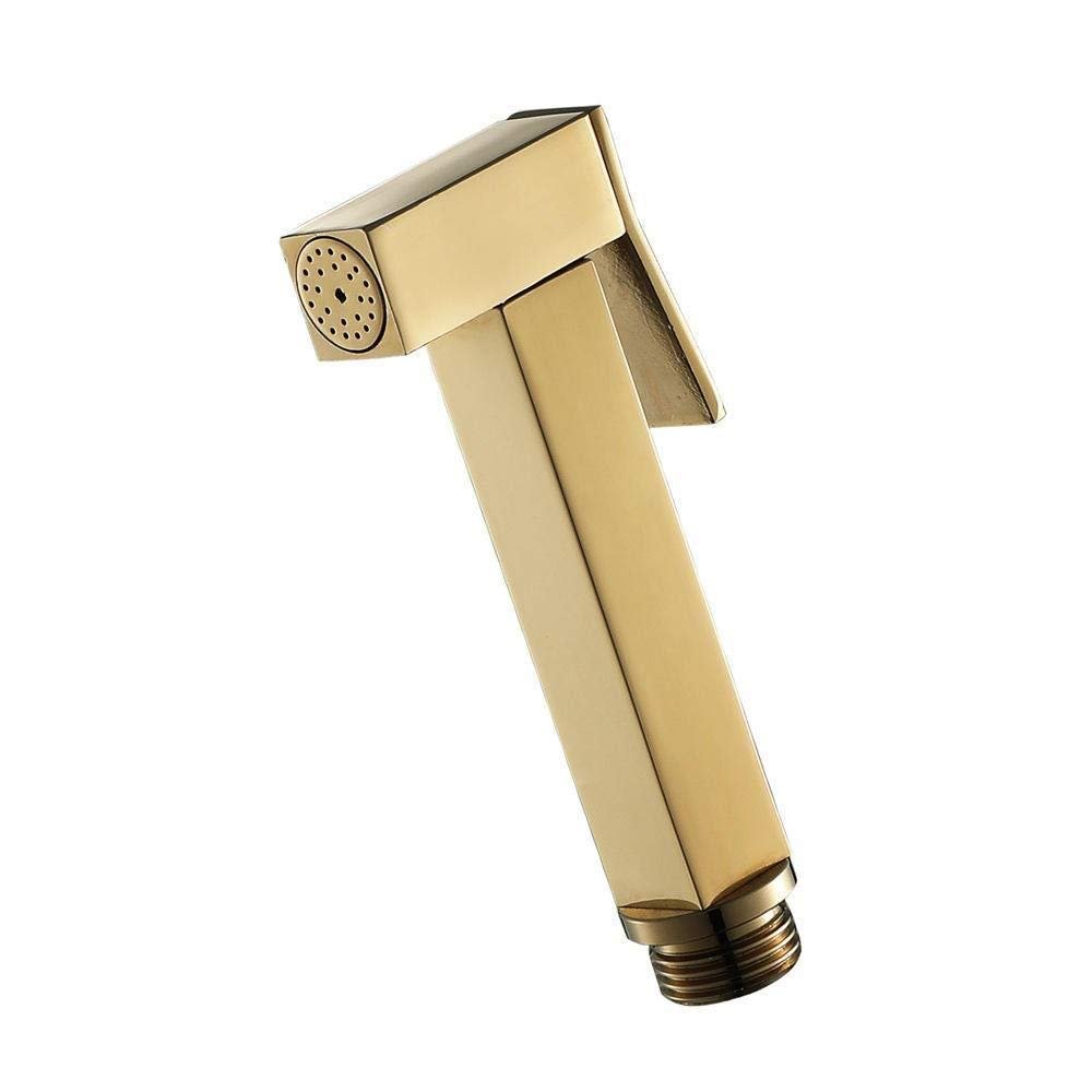 HCVYQMMJ Stainless Steel Bathroom Bidet Sprayer Set, Gold Full-Copper Accessories, Wall-Mounted