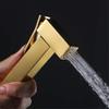 HCVYQMMJ Stainless Steel Bathroom Bidet Sprayer Set, Gold Full-Copper Accessories, Wall-Mounted view 4