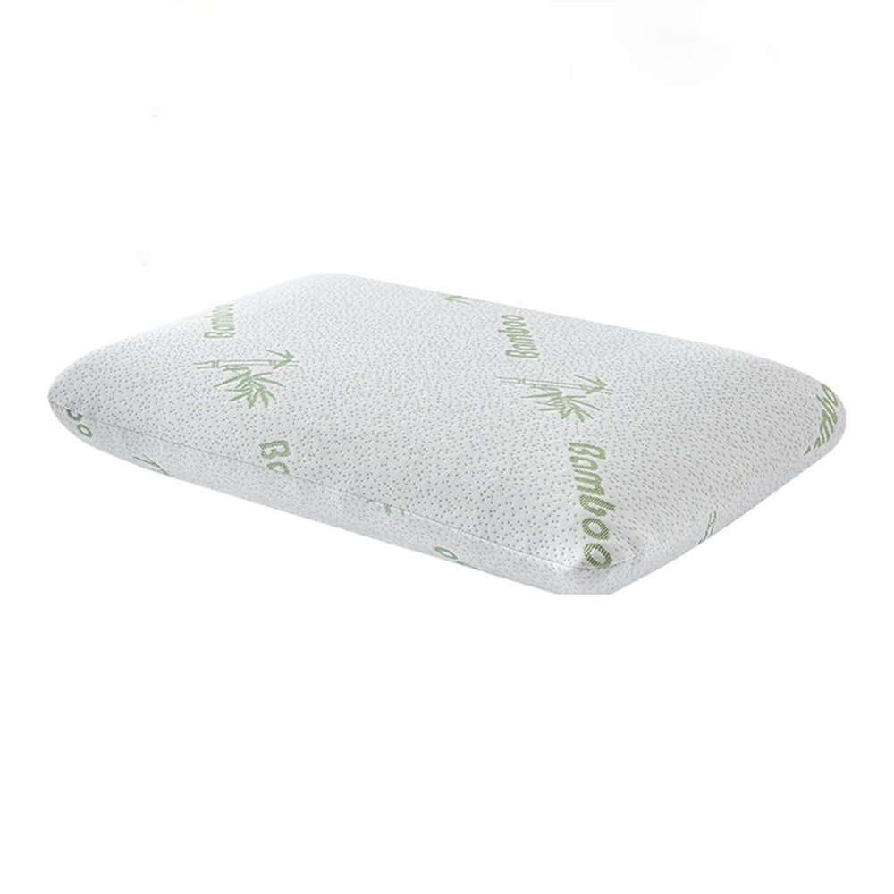 Bamboo Fiber Memory Foam Neck Pillow, 50 x 30 x 10 cm