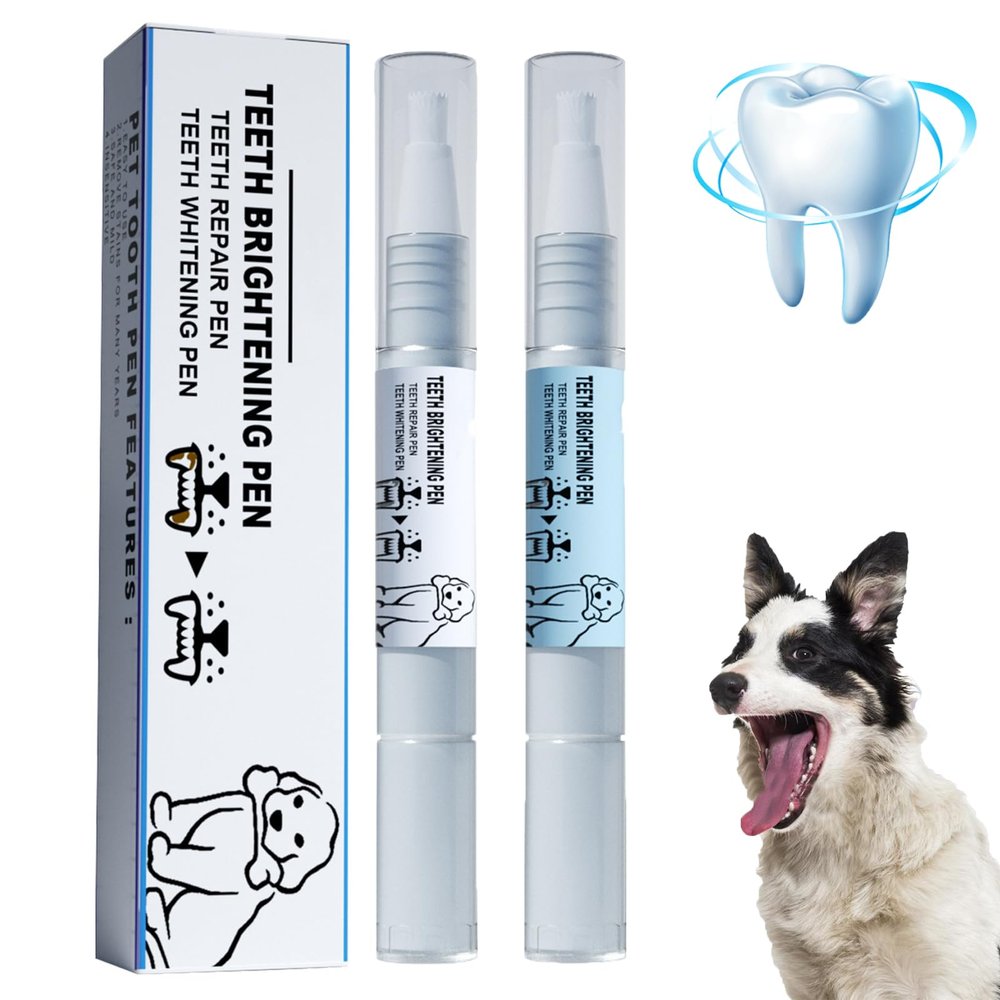 Pet Toothbrush Pen for Dogs and Cats, Teeth Cleaning and Fresh Breath, 1 Set