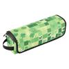 Foiosoh Hair Tools Travel Bag with Heat-Resistant Mat, Waterproof Styling Tool Case, Clover Heart Diamond Green view 1