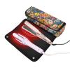 Foiosoh Hair Tools Travel Bag with Heat-Resistant Mat, Daisy Summer Pattern view 2