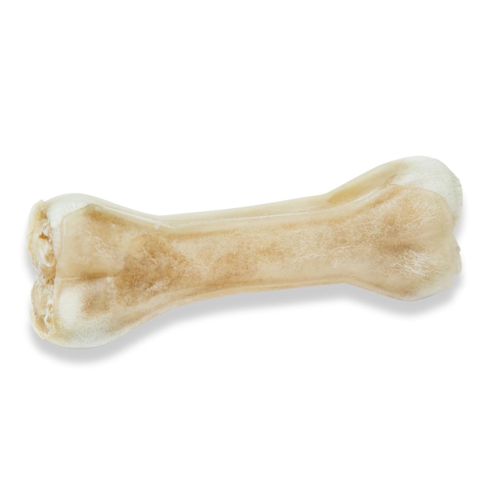 GUSTO PETS 17 cm Lamb Dog Chew Bone – 100% Natural Sheepskin Snack