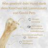 GUSTO PETS 17 cm Lamb Dog Chew Bone – 100% Natural Sheepskin Snack view 3