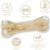 GUSTO PETS 17 cm Lamb Dog Chew Bone – 100% Natural Sheepskin Snack view 4