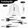 5-Piece Silicone Highlighting Cap Set with Tools view 2