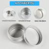 24 Aluminum Jars, 5 ml, Refillable Cream Containers, Sample Jars view 3