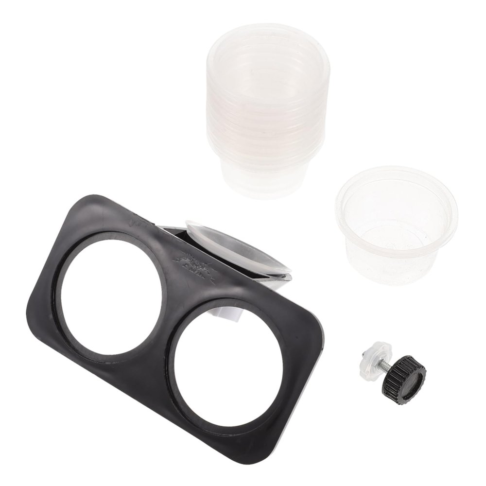 CIYODO Reptile Double Bowl with Suction Cup