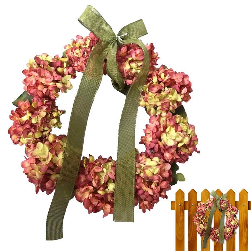 Thanksgiving Handmade Fall Farmhouse Front Door Wreath