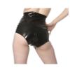 GAYLOP High-Waisted Latex Boxer Shorts for Women, Pink, XXL view 1