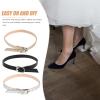 3 Pairs of Non-Slip Shoe Straps for Women's High Heels and Dress Shoes view 4