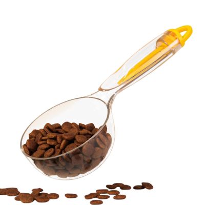 Qzdtue Cat Food Scoop with Long Handle
