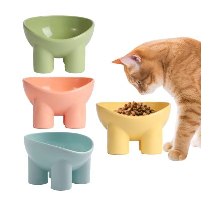 Elevated Cat Food Bowl Set - 4 Pieces