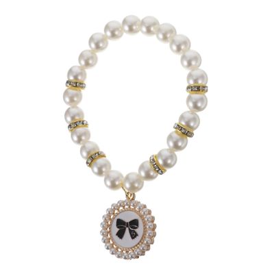EXAOMBLE Stylish Pet Collar with Charms for Dogs and Cats