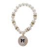 EXAOMBLE Stylish Pet Collar with Charms for Dogs and Cats view 1
