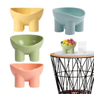 Lightweight Elevated Cat Food Bowl - 4-Piece Set