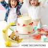 Cute Decorative Moon Bear Cake Topper view 2
