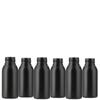 6 x 50 mL Black HDPE Round Bottles with Black Squeezable Dispensing Nozzles view 4
