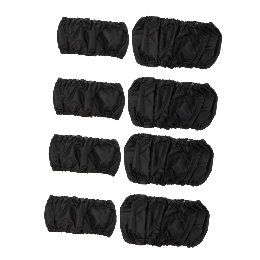HAMPPLIES 8-Piece Stroller Wheel Covers, Protective and Durable, Portable Covers Against Dirt for Indoor and Outdoor Use