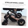 HAMPPLIES 8-Piece Stroller Wheel Covers, Protective and Durable, Portable Covers Against Dirt for Indoor and Outdoor Use view 2
