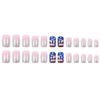 24-Piece 4th of July Square Press-On Nails view 3